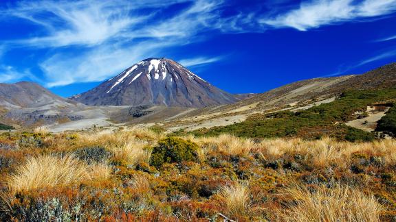 Uusi-Seelanti, Tongariro, Ngauruhoen tulivuoren maisemat