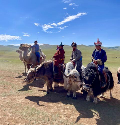 Paimentolaisia-Mongolia