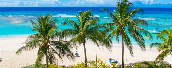 Barbadoksen rantaviivaa Karibian risteily Olympia Kaukomatkat
