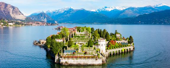 Isola Bella on yksi Maggiorejärven saarista Italia