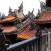 Koristeellinen temppelin katto Taiwan